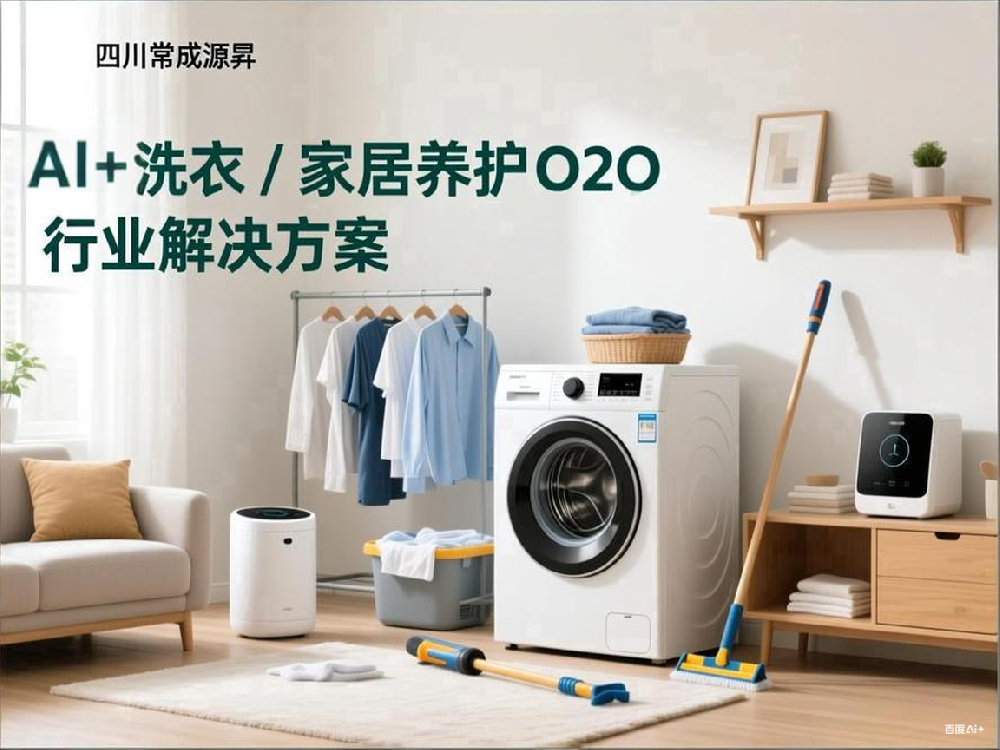 成都app開發公司：2025?AI + 洗衣 / 家居養護 O2O 行業解決方案