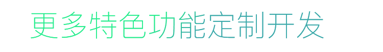 更多特色功能定制開發(fā)